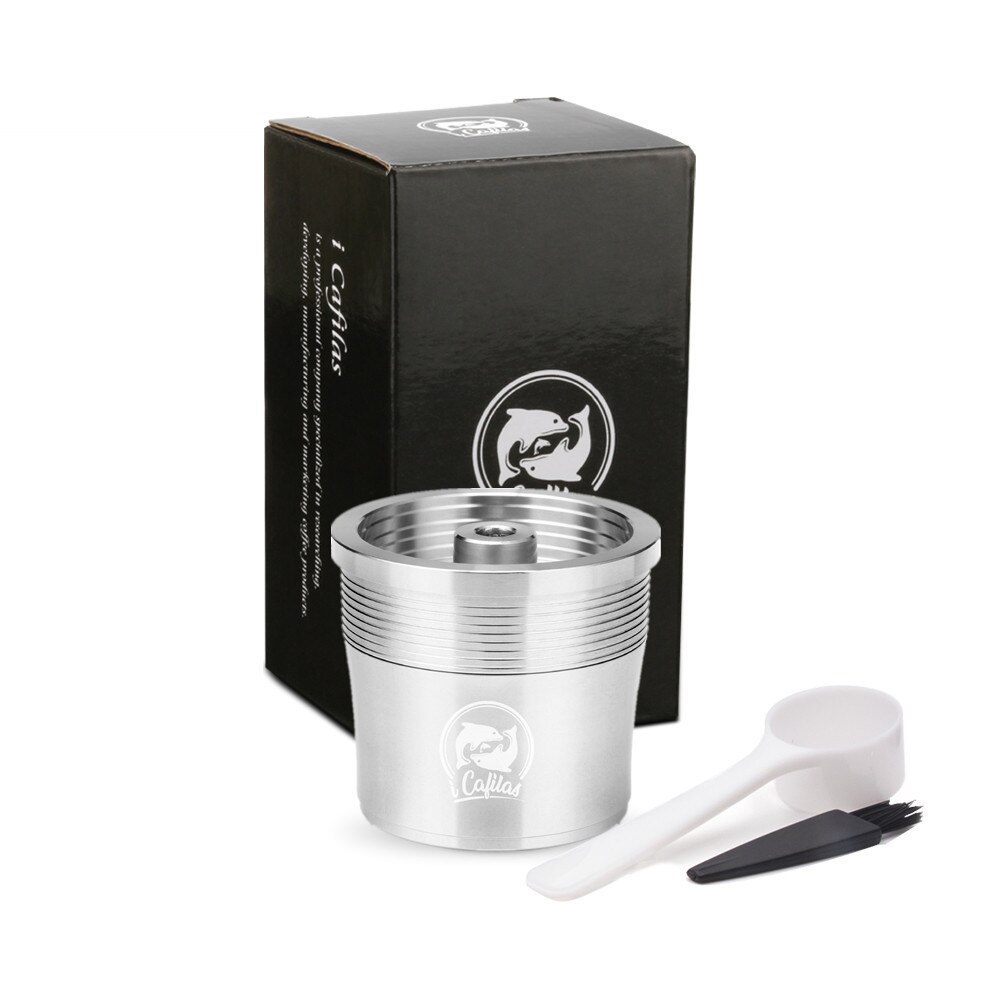 capsula di caffè riutilizzabili in metallo RECAFIMIL con filtro ricaricabile in acciaio inossidabile compatibili con la macchina per caffè Illy: 1C