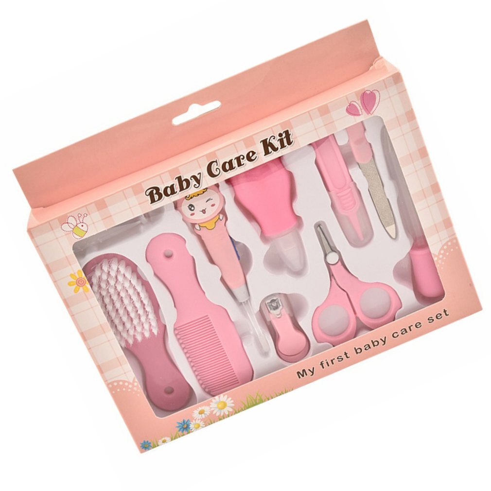 Mère et bébé fournitures neutre/bébé soins boîte enfants coupe-ongles bébé soins ciseaux Comb10Pcs ensemble