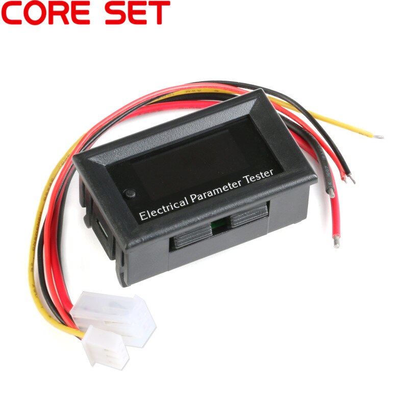 OLED Multifunction Tester Battery Tester Lithium Battery Capacity Meter Voltage Current Time Temperature Voltmeter Ammeter