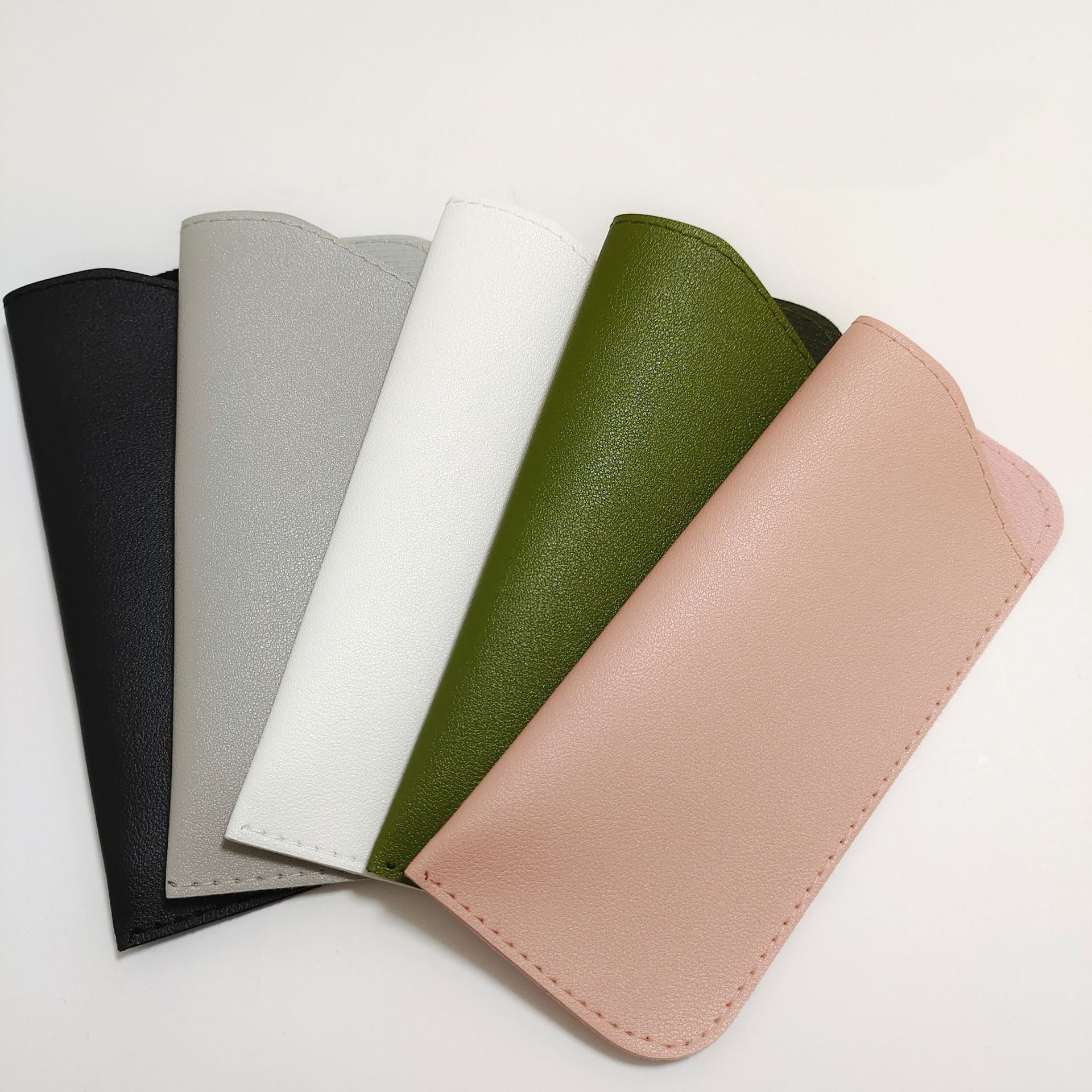 Pu Bril Tas Vrouwen Lederen Zachte Bril Tas Mode Draagbare Zonnebril Doos Tas Accessoires Brillen Etui Zonnebril Zakje