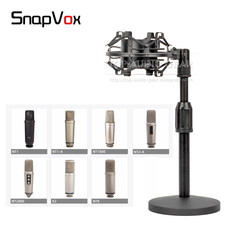 Bordplade edderkop suspension mikrofon shock mount holder clip til rode  nt1- a  nt2- a  nt1 nt2 a nt 1 2 kit ntk podcaster mic stand