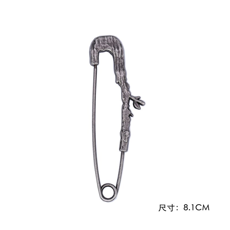 retro-broschen mit zweig- und blättermotiven, mattierte anstecknadeln, Jahrgang-Strickjacke-Clips für damen, schalschnallen, anstecknadeln für herrenanzüge, taschen- und hutaccessoires: 5