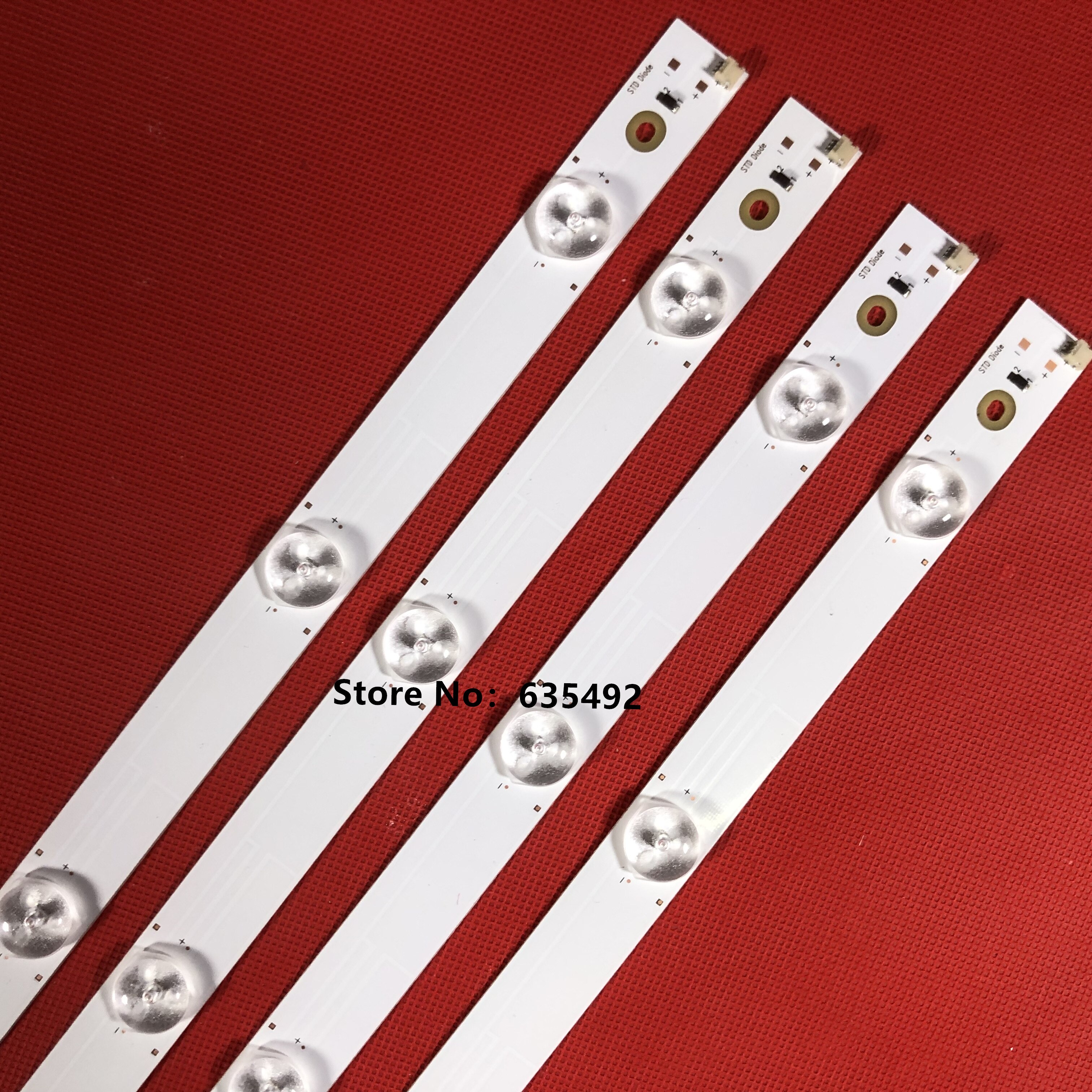 855mm led bakgrunnsbelysning 10 led r/l type for changhong 43 " tv led 43 d 7200i svj 430 a 07 lb-c430 f 14-e1- l -g1-se1 lb-c430 f 14-e1- l -g1-se2