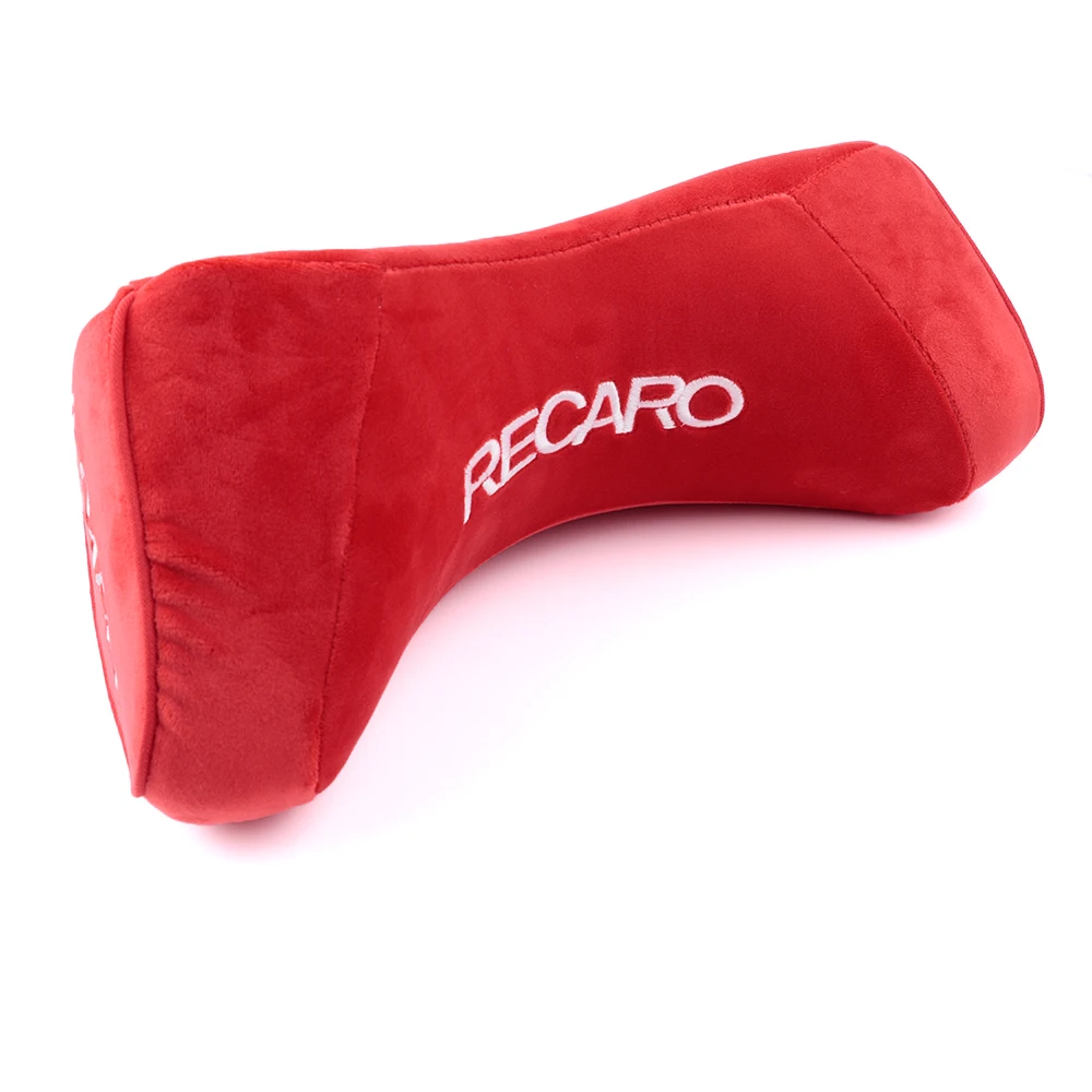 1cs recaro bride kopfkissen aus weichem memory-schaumstoff, sitzstütze, dekokissen für kopfstütze und rückenlehne, nackenstütze: Blau
