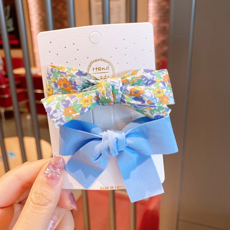 2 Stks/set Bloem Baby Haar Clips Bows Kids Meisje Haar Clip Kinderen Haarspeld Haarspeldjes Haarspeldjes Baby Haar Accessoires: 5