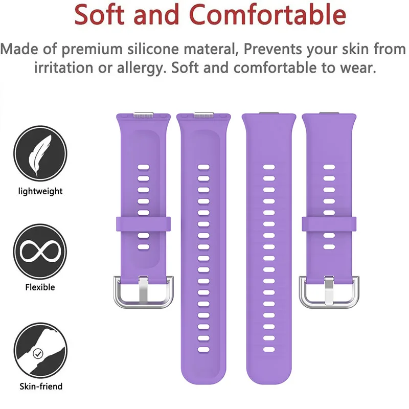 Correa de silicona para Huawei Watch Fit 3 Band con funda protectora de pantalla mejorada a Ultra2 funda para Huawei Fit 3 accesorios de muñeca