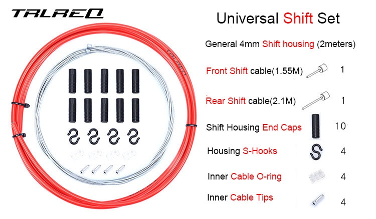 Universal Brake/Shift Cable&Housing Group Sets For MTB Bike Road Bicycle Shift Gear Derailleur/Brake kits Wire Tube Line Hose