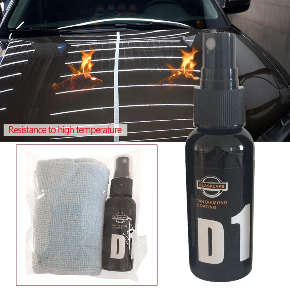 50ML Car Coating Ceramic Kit Anti Scratch Liquid Nano Ceramic Coating Paint Sealant Protection Super Hydrophobic Glass Polishing