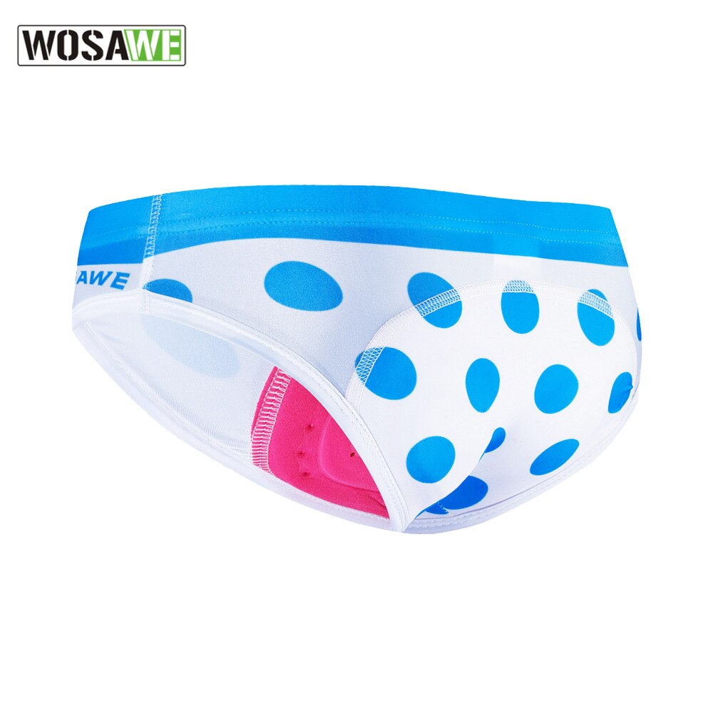 WOSAWE Road Bike Riding Underwear Bicycle Breathable Comfort Briefs Silicone Underwear Fart Cushion Women: BL103-L / XL