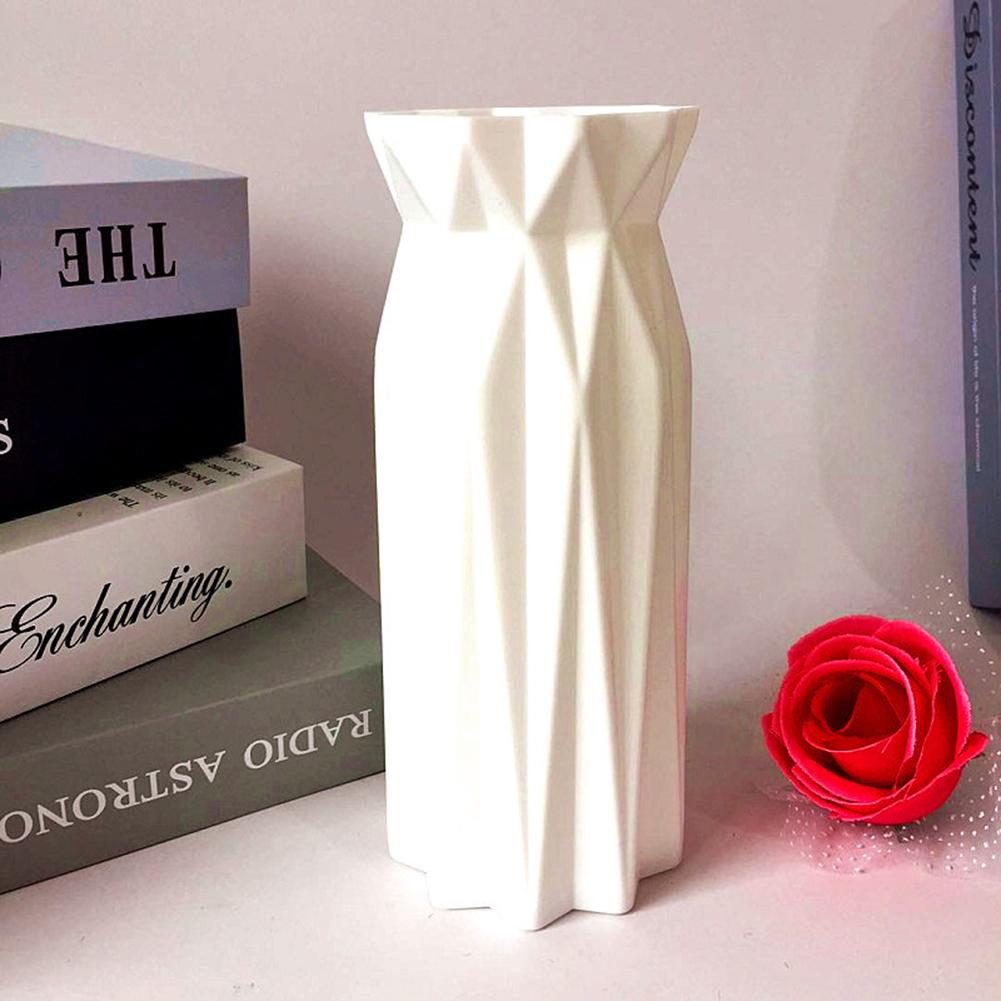 Geometric Origami Vase Flower Arrangement Pot Container Home Office Table Decor Arrangement Pot Vase Decoration Home Flower 