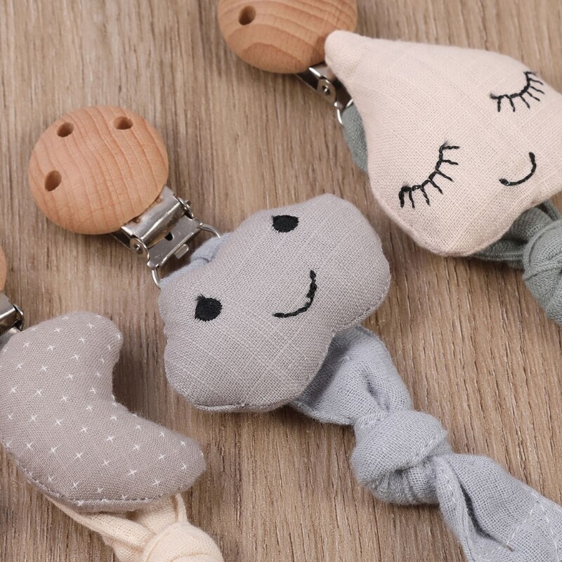 Baby Schnuller Clip Ketten Umweltfreundliche Schnuller Clips Halfter Kette Baby Weihnachten Schnuller Clips