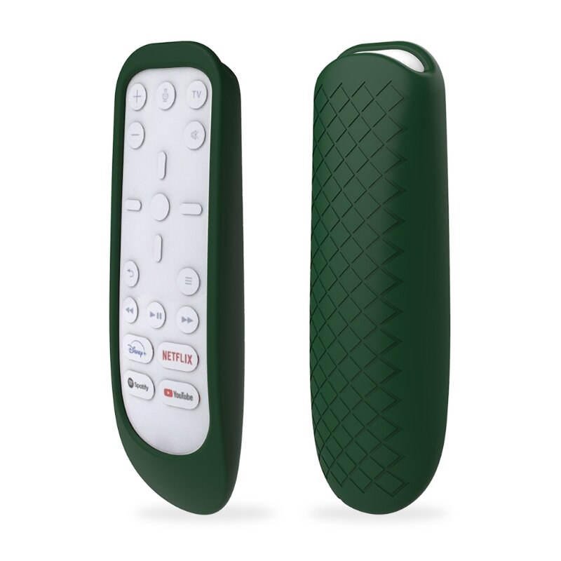 Dustproof Soft Silicone Case Remote Control Protective Cover for PS5 Game Console Media Remote Control: Green