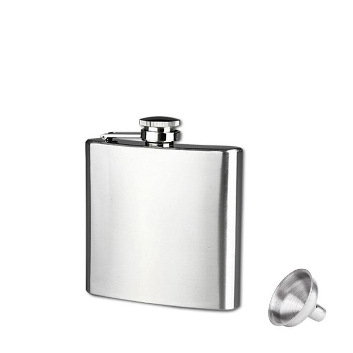 Offre Spéciale fiole digne de confiance en acier inoxydable hanche fiole liqueur Whisky bouchon d'alcool entonnoir Drinkware bouteille commodité # j3s: C
