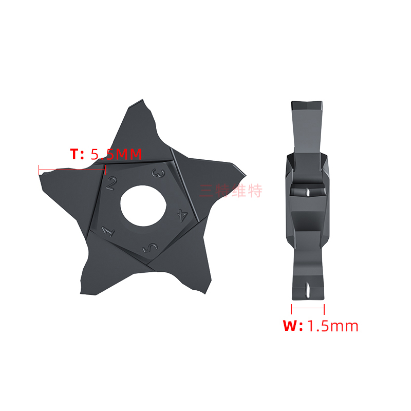 Pchr 16-24 Pchl 16-24 PCHR12-24 PCHR16-24 PCHR20-24 PCHR25-24 Voor Penta24 Pentagram Insert Sleuf Draaibank Houder Cnc: green