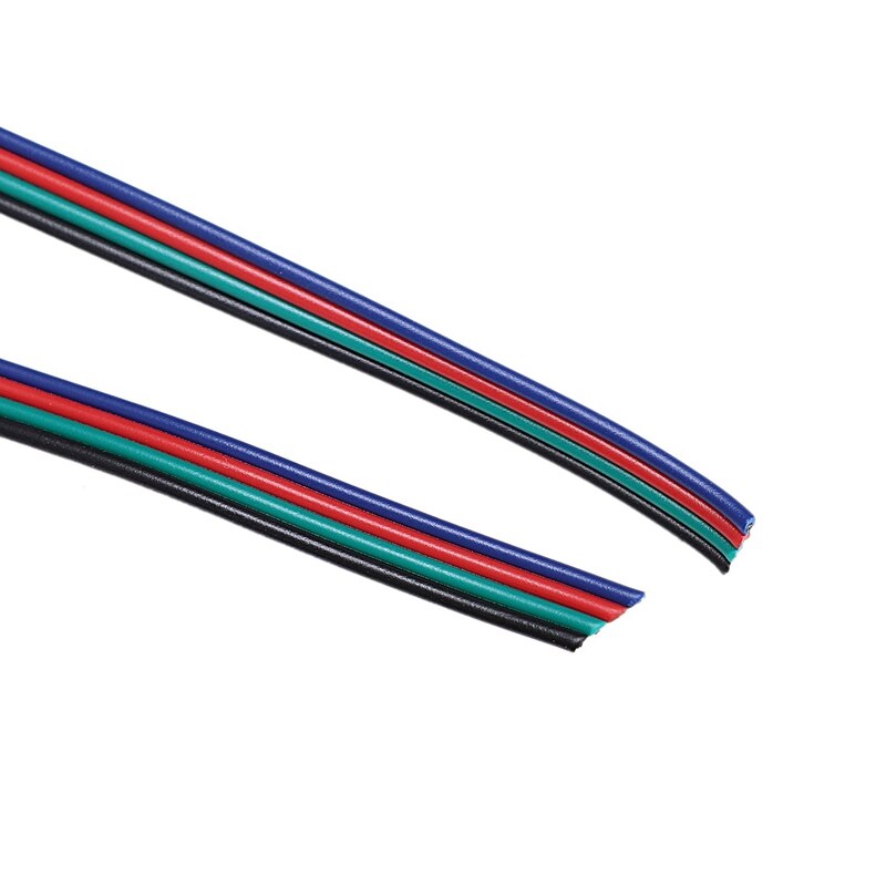 5M 4-Pin RGB LED cable de extensión para 3528 de 5050 de tira de RGB y 1M 5V SMD 5050 60LED cambia de Color RGB tira de LED