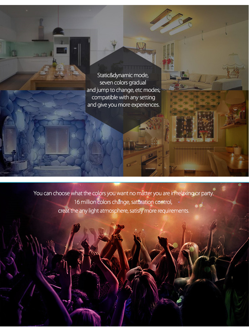 Mi Light B1 B2 B3 Panel Controller Wireless 2.4G RF Panel Control for Dim/CCT/RGB/RGBW/RGB+CCT MiBoxer LED Bulb / Strip