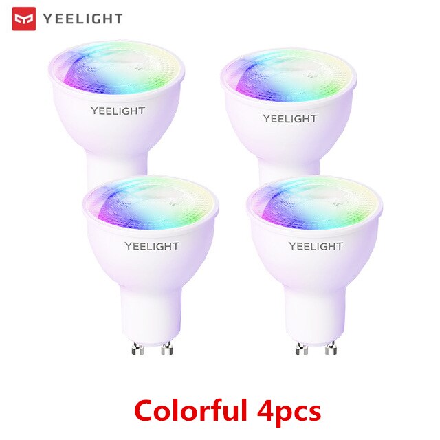 Yeelight GU10 Smart Led Lamp W1 Dimbare/Kleurrijke Lamp 350Lumen Game Muziek Sync Voice Control Voor App Google assistent Alexa