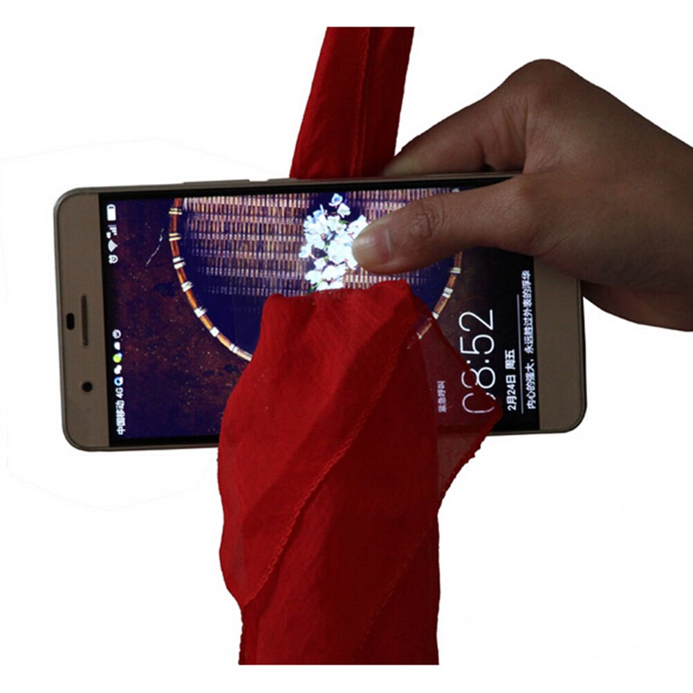 Scarves Scarf Through Phone Close-Up Stage Plastic Magic Tricks Prop