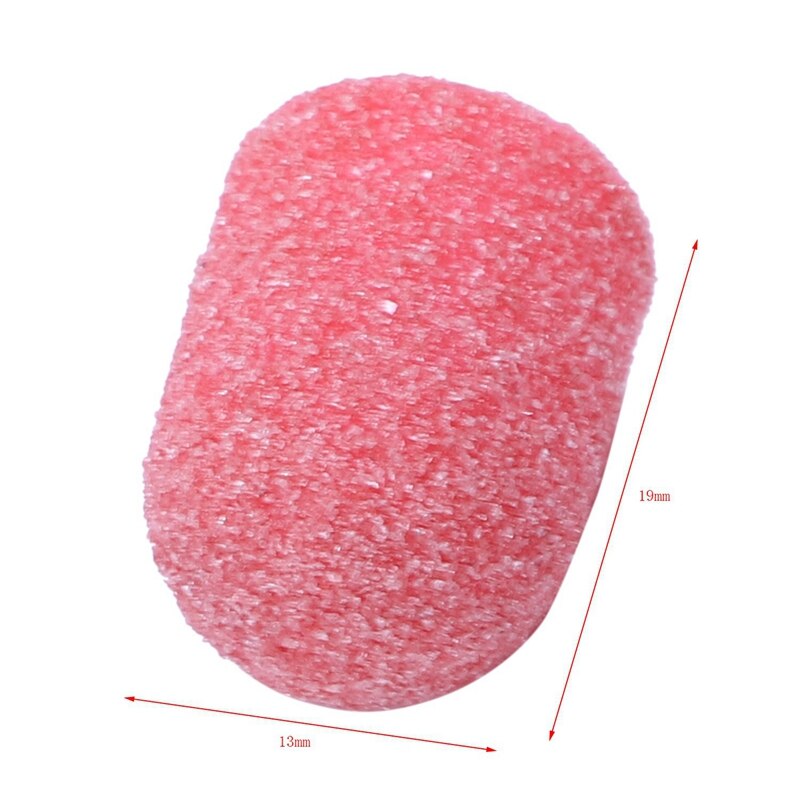 50 Stuks Roze Nail Schuurbanden Nail Boor Grip Machine Voor Manicure En Pedicure 01 & 50 Stuks 03