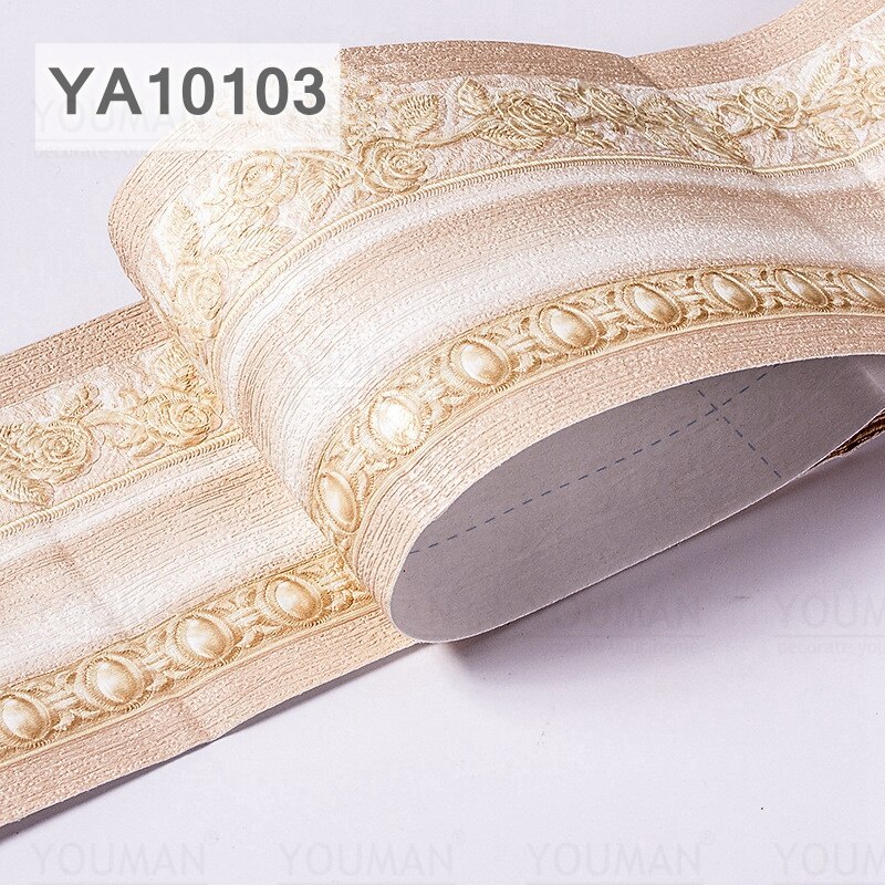 Wall Top Corner Line Decorative Corner Line Self-Adhesive Three-Dimensional Wall Sticker Ceiling Frame Corner Line Sticker 3d Wa: YA10103