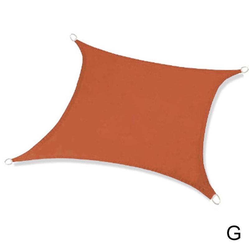 300D Faser Rechteck Sonnensegel draussen Garten Hof Schwimmen Schwimmbad Camping UV Schutz Farbe Wasserdichte Sonnensegel Baldachin: G