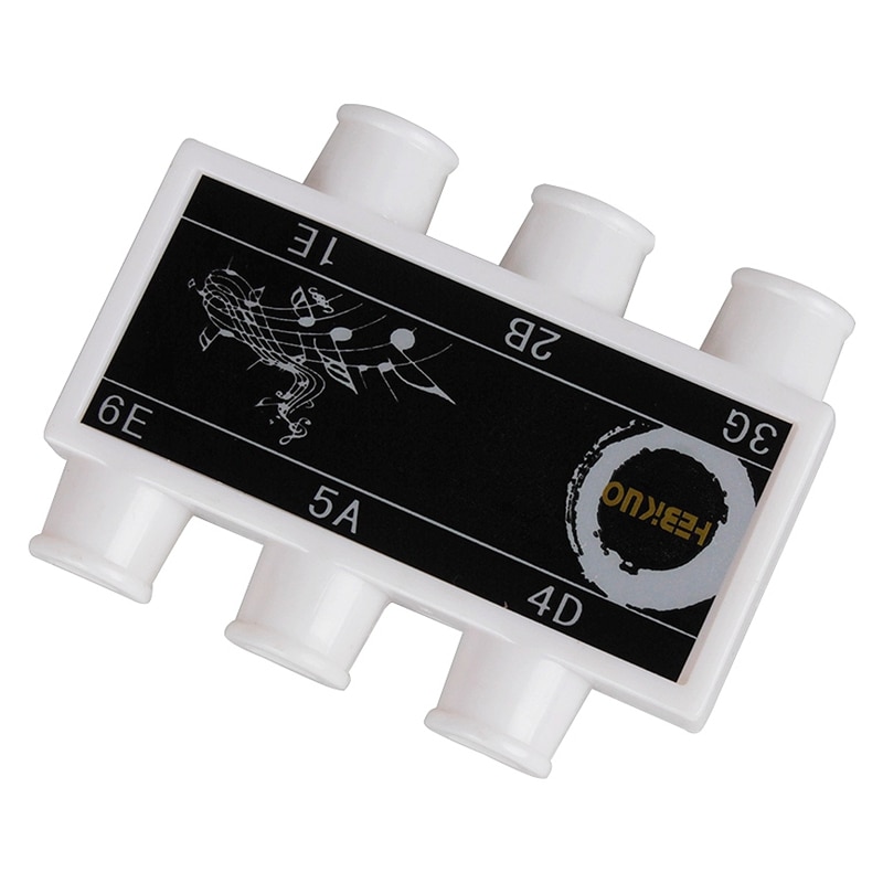 1Pc Pitch Pipe Tuner Acoustic Guitar String Tuning Plastic Lauren Gitaar Stemfluit-E-A-D-G-B-E