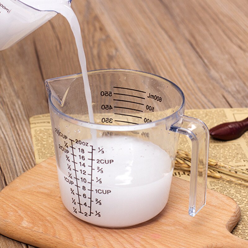 150/300/600ml Clear Measuring Cup Food Grade Material Water Milk Egg Yolk Container Measuring Cup Tools Measurement Kitchen