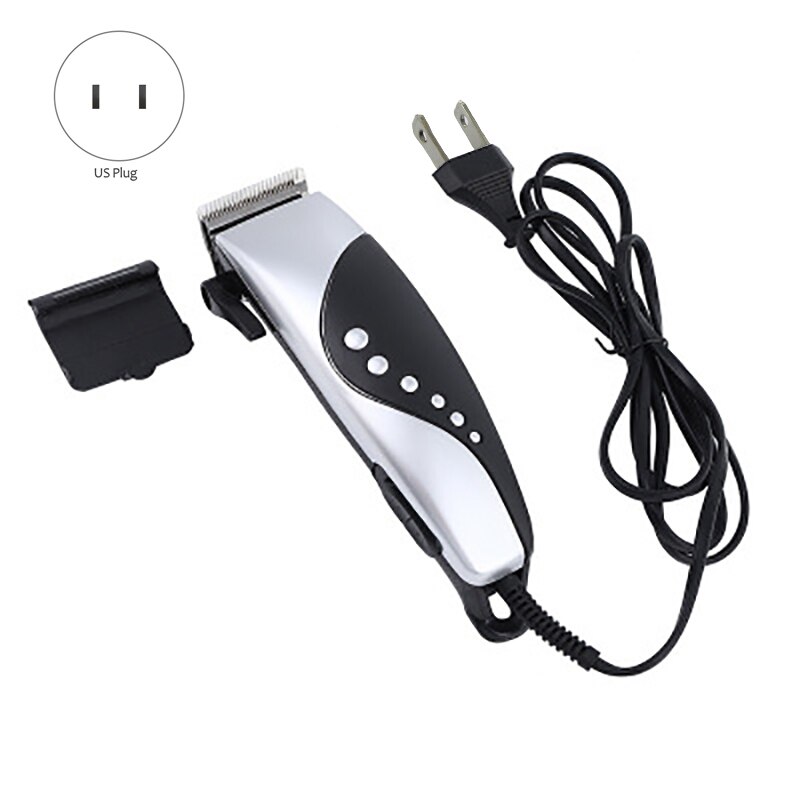 Tondeuses à cheveux Kit Machine coupe tondeuse outils professionnels toilettage ensemble de barbier prise américaine