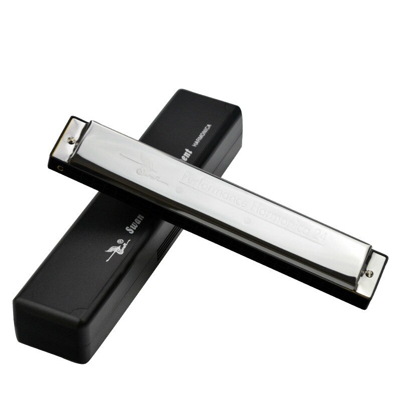 24-hole Polyphonic Harmonica Senior Adult Playing 2-tone Harmonica Easttop Harmonica Kongsheng Harmonica