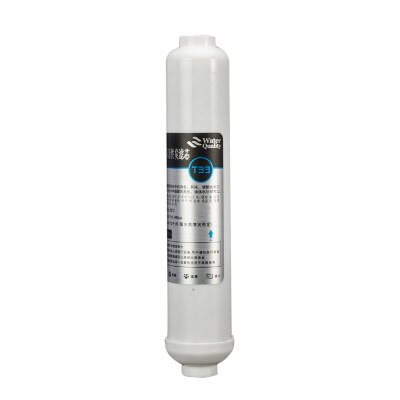 Filtro de agua T33 para refrigerador, filtro de agua de carbón activado, sistema de ósmosis inversa RO, cartuchos de filtro de agua de reemplazo, 10 pulgadas: 1pcs