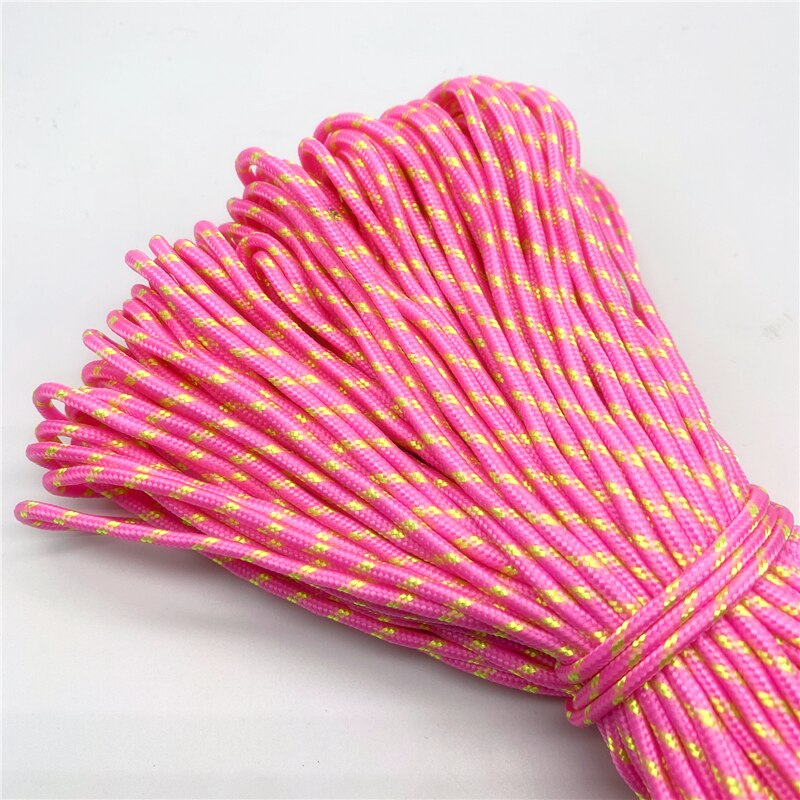 10 yards/Lot 3mm Koord Touw Parachute Lanyard Touw Voor Klimmen Camping Survival Apparatuur Paracord Armband Masker Lanyards