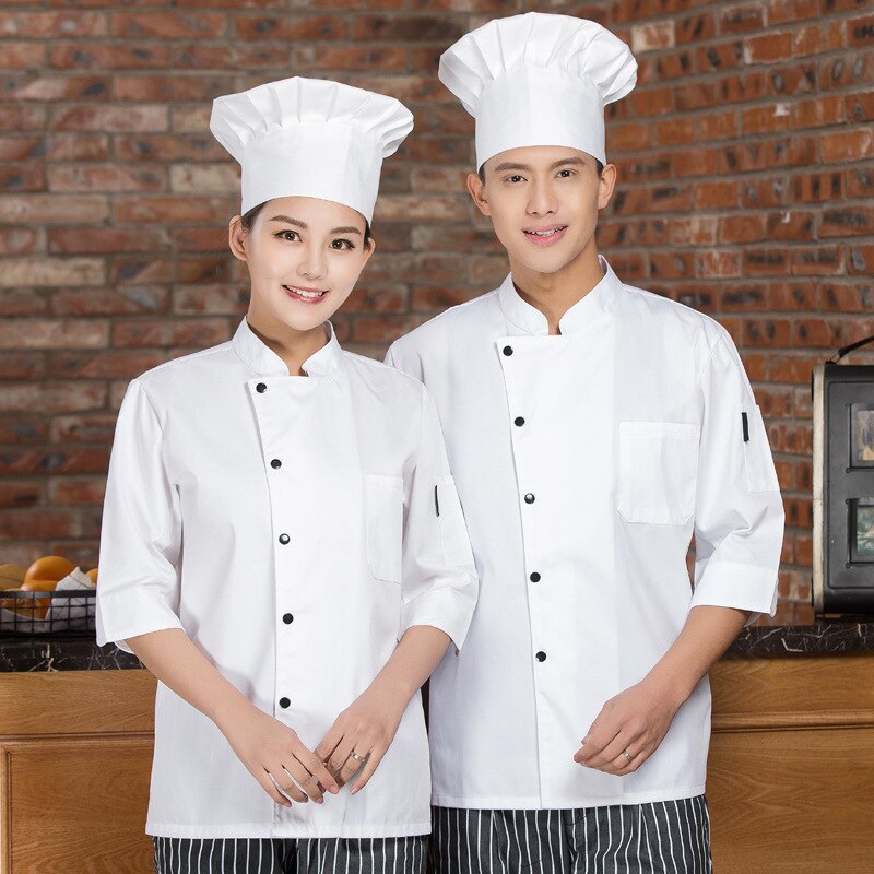 Gud kinesisk restaurant hotellkokkens erme konditor uniform grille uniform kake dekorere guru klær