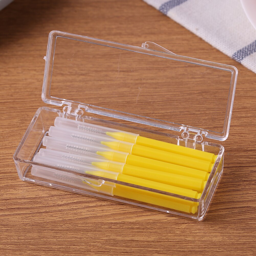 30pcs Tooth Floss Oral Hygiene Dental Floss Soft Plastic Interdental Brush Toothpick Healthy for Teeth Cleaning Oral Care: 03 10PCS 2x10mm