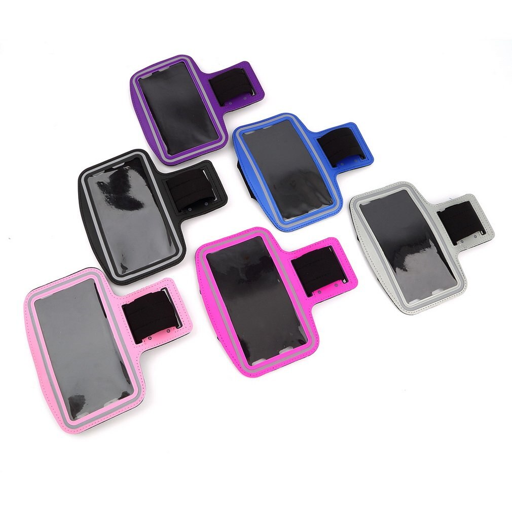 Funda de neopreno impermeable para correr y trotar, funda protectora con tira reflectante para iPhone 6 Plus