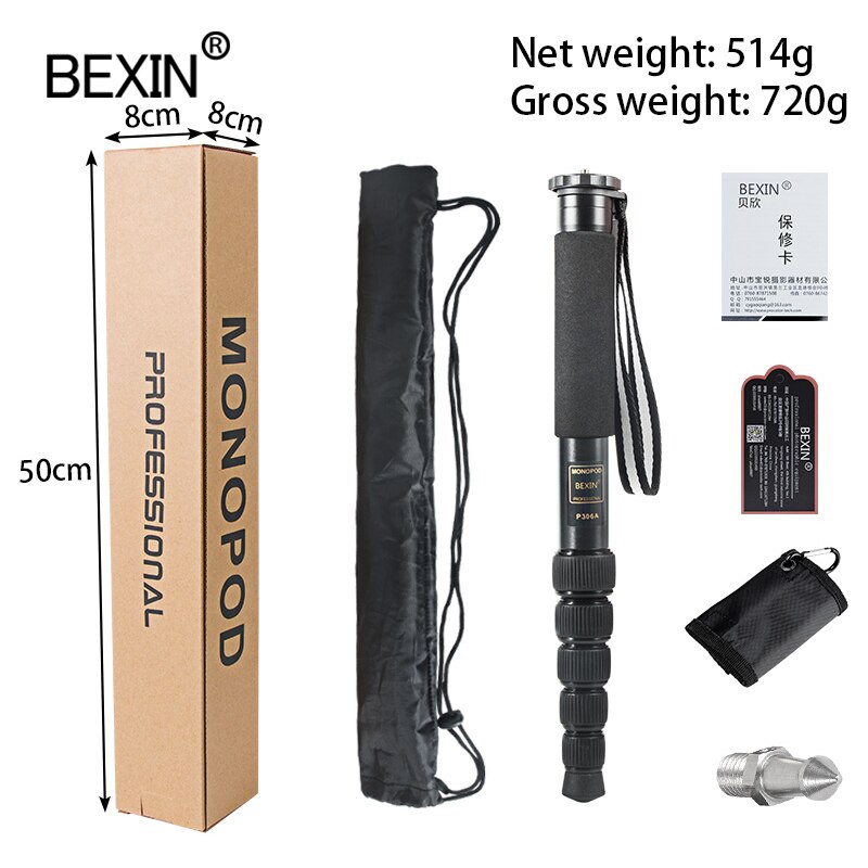 Aluminium monopod camera video stand monopod travel portable tripod monopod photo shooting dslr stick for camera