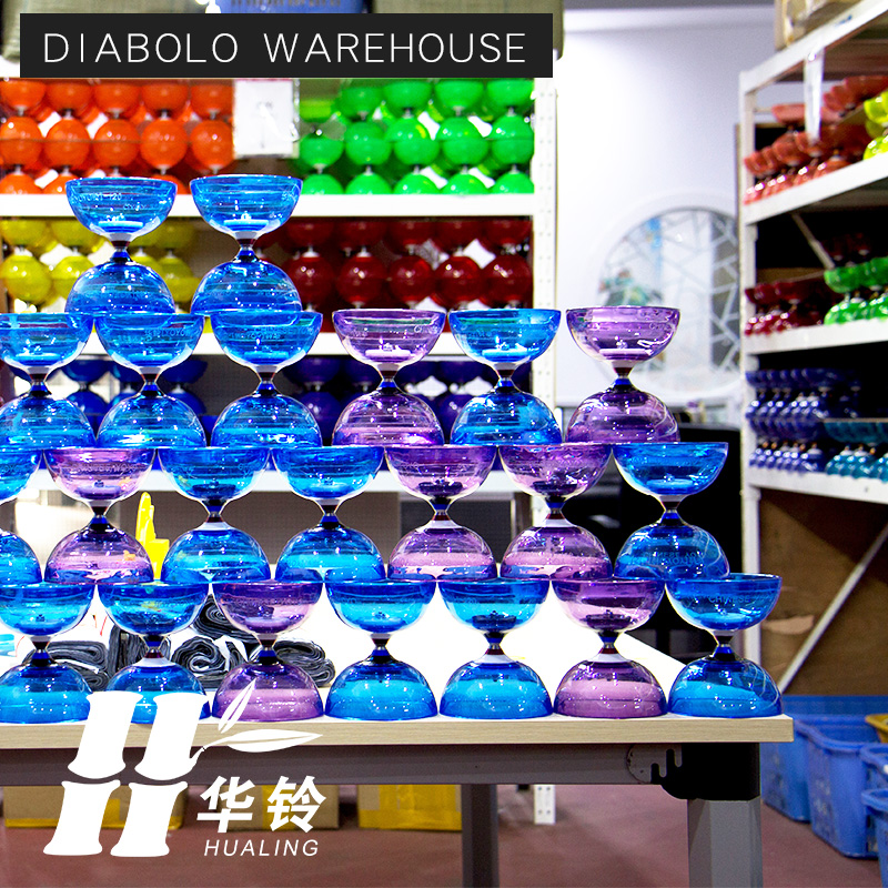Chineseyoyo lager diabolo jonglering leksaker diabolo set packning 6 färger att välja med string bag