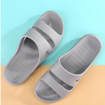 EPHER, sandalias deslizantes ligeras para hombre, sandalias antideslizantes de verano para playa, calzado antideslizante para baño y ducha: GREY43-44