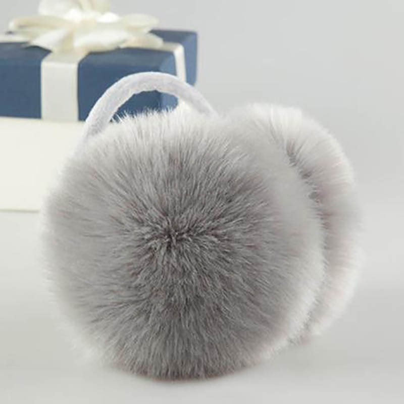 Calymel Winter Warm Fur Earmuffs Adult Children Women Men Lovers Ear Muffs Warmer Earflap Headband Unisex Earmuffs