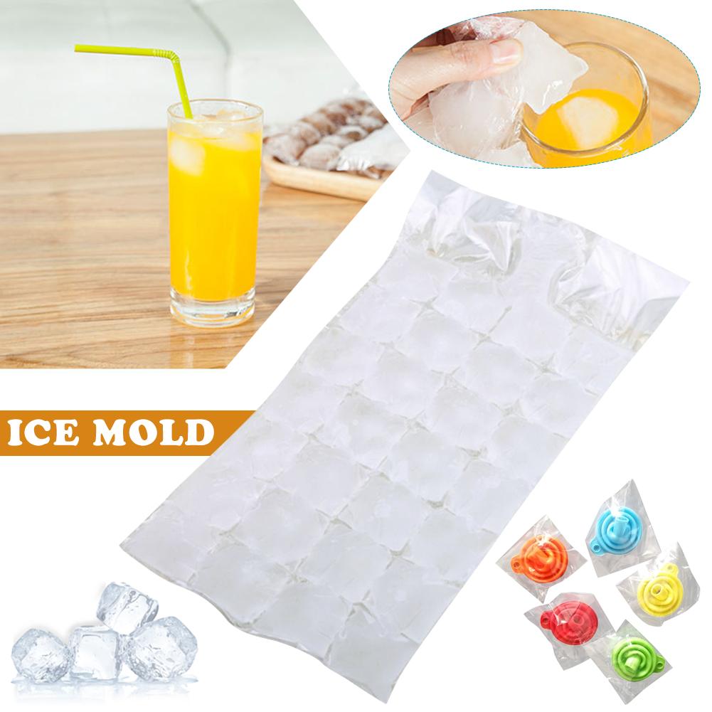 Isbitbrett 1 pakker fleksible silikonisbrett med sølbestandige lokk som enkelt frigjøres isbrett gjør 28 isbiter, bpa-fri