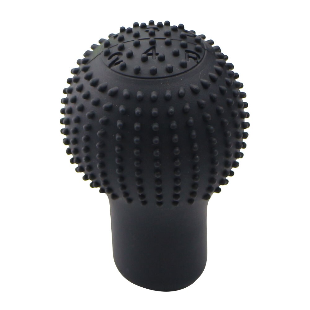 Pomo de palanca de cambios Manual de silicona, cubierta de pomo de palanca de cambios MT, fundas de funda, Protector de piel, accesorios de estilo de coche: Black