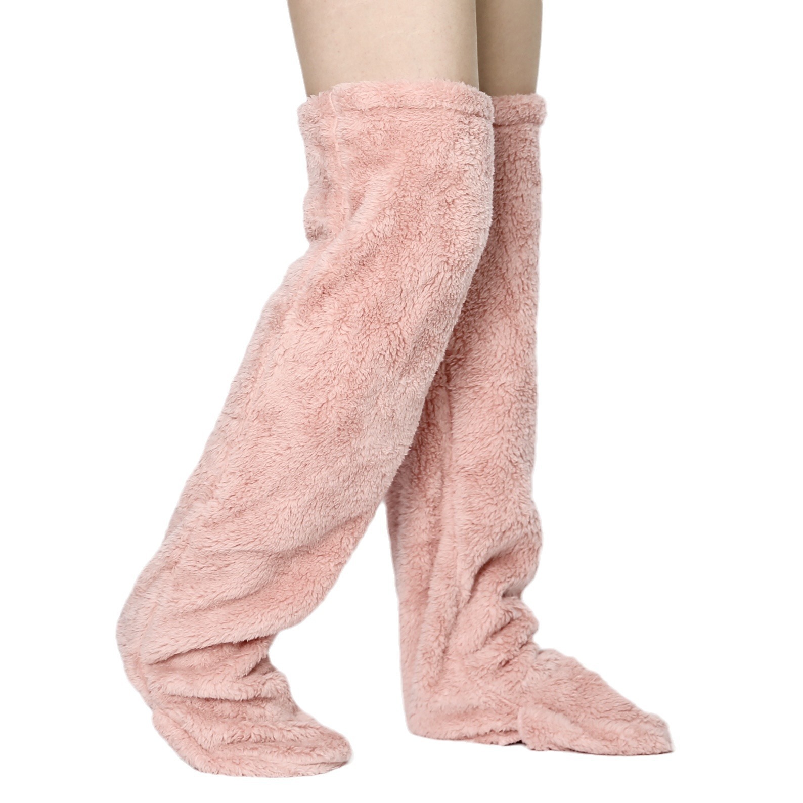 Calze invernali per piedi caldi per donne e uomini Letto multifunzionale per dormire con trapunta Vecchie gambe fredde Calzini per dormire caldi Riscaldamento dei piedi: Blu