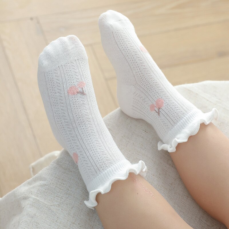 sommer Baby Mädchen Socken Kleinkind Gittergewebe Günstige Sachen Baumwolle Blume Kleinkind Socken 0-5Jahr