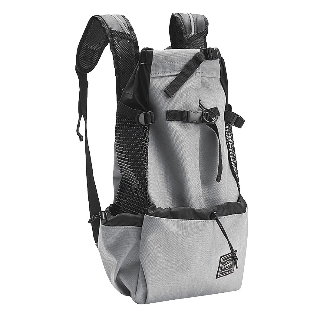 Large Pet Backpack Dog Cat Carrier Bag Puppy Outdoor Riding Hiking Travel Dog Accessories Переноска Для Кошек @45: Gray / S