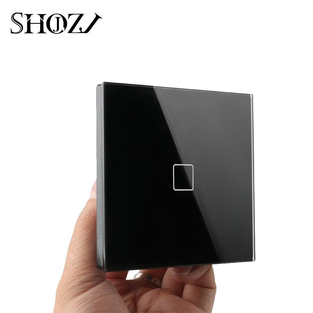 Smart Touch Switch RF 433 Remote Control Wall Switch 1/2/3 Gang Light Switch for Home and Hotel