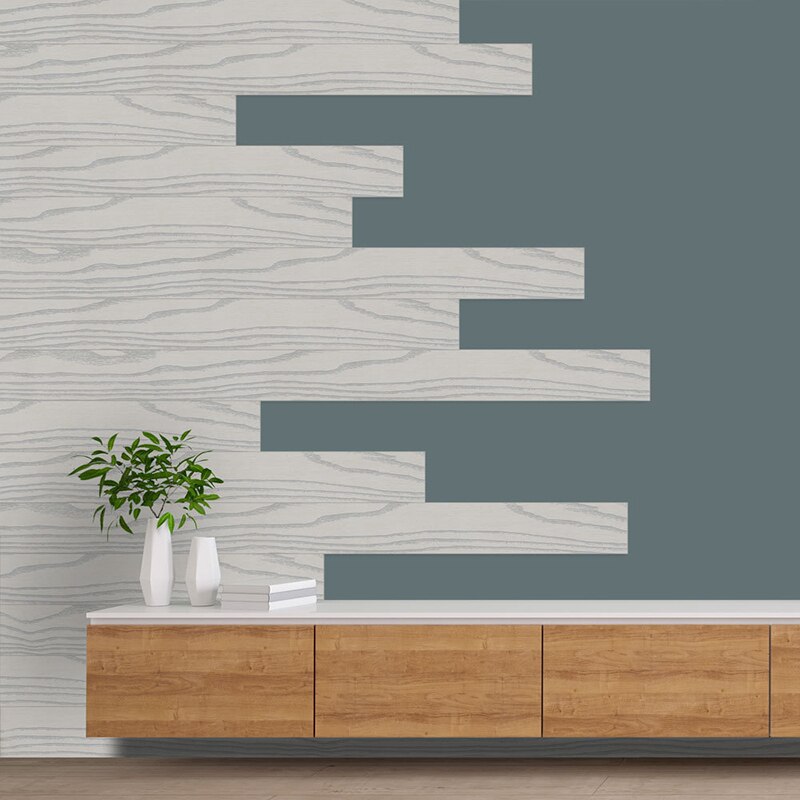 20x300cm Waterproof PVC Vinyl Wood Grain Self Adhesive Wallpaper Kitchen Living Room Wall Floor Stickers