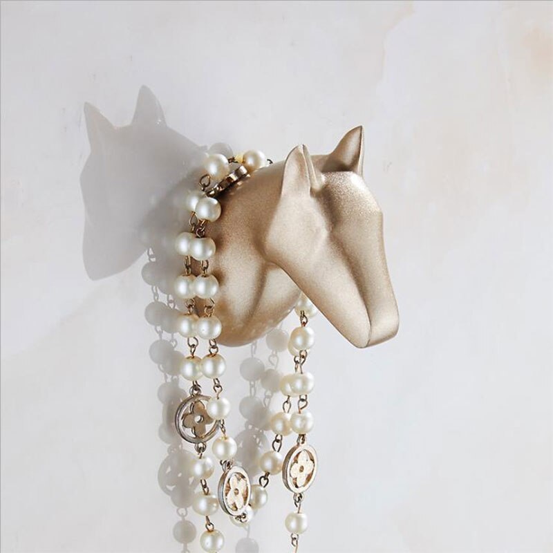 Badhanddoek Haak/Coat Robe/Kleding Haak Voor Badkamer Keuken Garage, goud/Zwart/Chrome/Wit: C