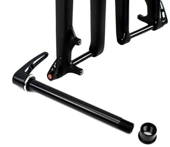 Mtb-fiets legering voor doorgaande assen 100 x 15 mm snelspanners met borgmoer 15mm mountainbike qr wielnaaf doorgaande as