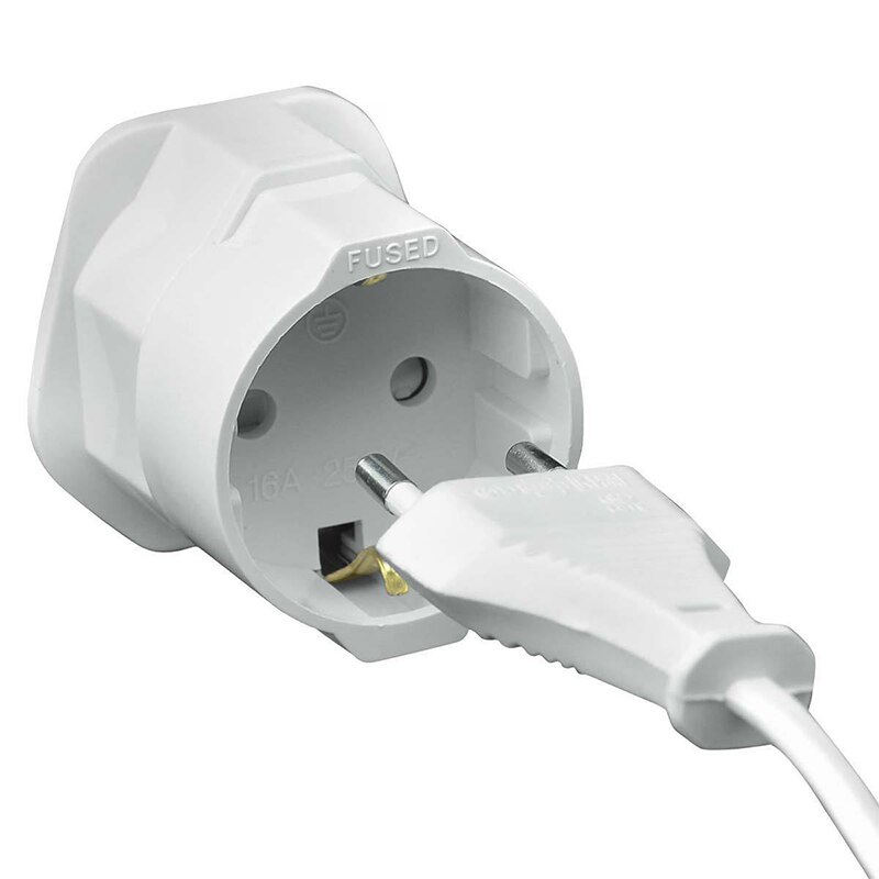 EU Euro 2 Pin naar UK 3 Pin Plug AC Universele Adapter Travel Converter Europese 250V 16A Travel Adapter