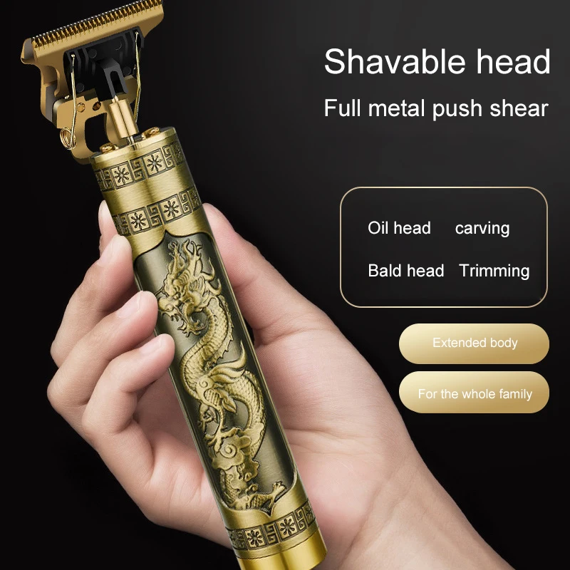 Elektrische tondeuse Professionele USB draadloze tondeuse Professionele baardtrimmer Kapselverzorgingsset Haarsnijmachine