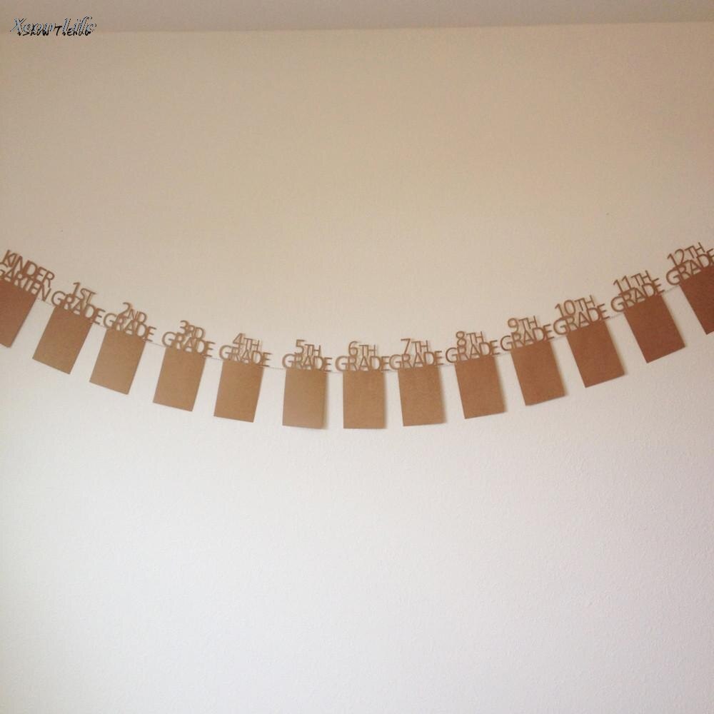 Kids Birthday Decorations From 1 To 12 Month Photo Banner Monthly Wall Photo Frame Porta Retrato Picture Frame